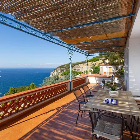 Дом отдыха Il Respiro Del Mare Con Vista Capri Сорренто